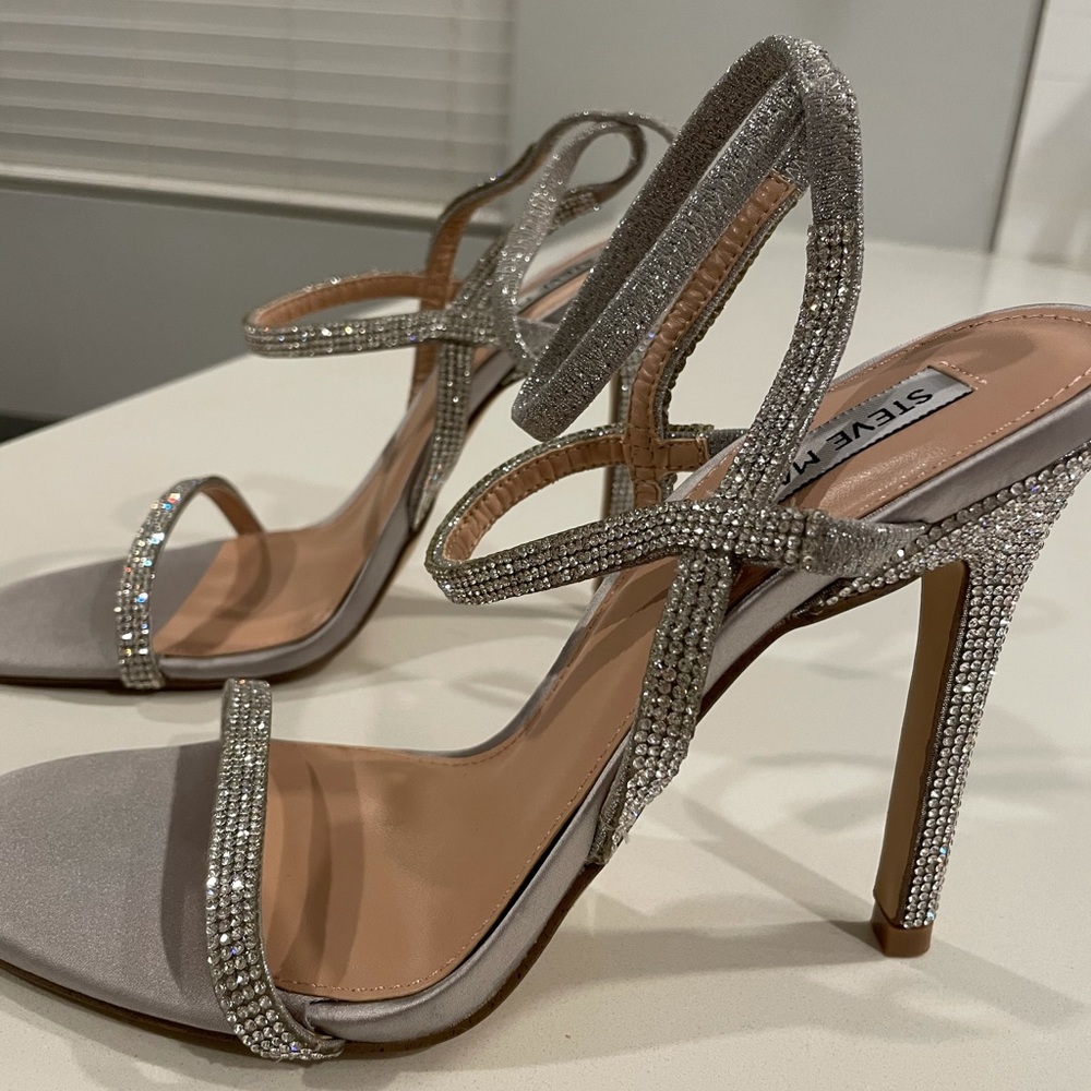 Steve Madden rhinestoned heels